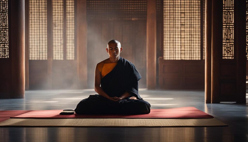 Meditation duration for monks